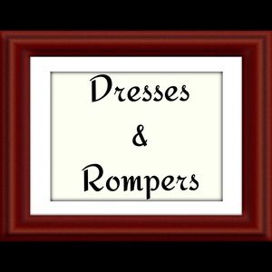 Dresses and rompers